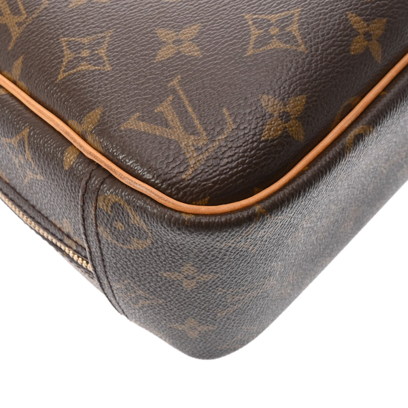 LOUIS VUITTON ルイヴィトン モノグラム トゥルービル ブラウン M42228 レディース モノグラムキャンバス ハンドバッグ Bランク 中古 銀蔵