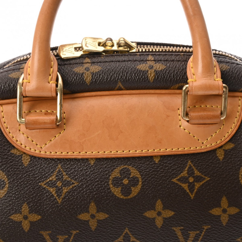 LOUIS VUITTON ルイヴィトン モノグラム トゥルービル ブラウン M42228 レディース モノグラムキャンバス ハンドバッグ Bランク 中古 銀蔵