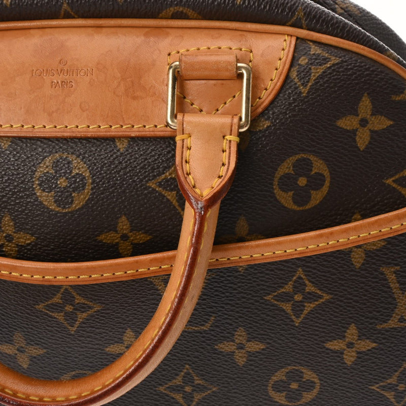 LOUIS VUITTON ルイヴィトン モノグラム トゥルービル ブラウン M42228 レディース モノグラムキャンバス ハンドバッグ Bランク 中古 銀蔵