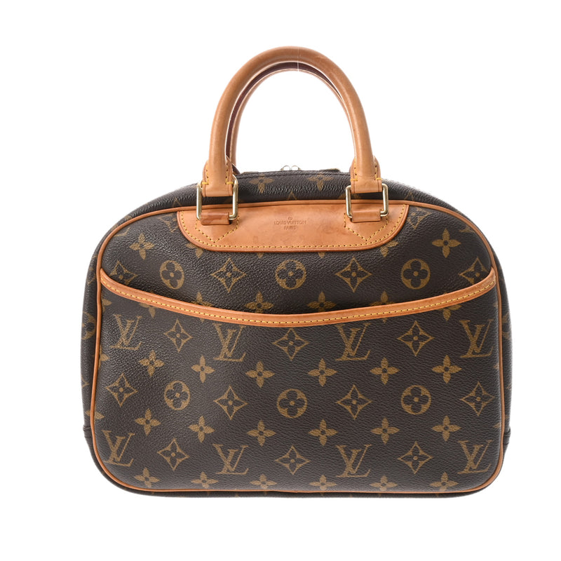 LOUIS VUITTON ルイヴィトン モノグラム トゥルービル ブラウン M42228 レディース モノグラムキャンバス ハンドバッグ Bランク 中古 銀蔵