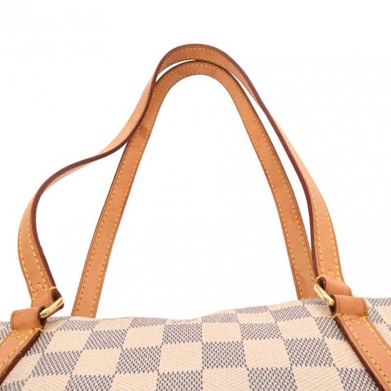 LOUIS VUITTON ルイヴィトン ダミエアズール トータリー PM ホワイト N51261 レディース ダミエアズールキャンバス トートバッグ Bランク 中古 銀蔵