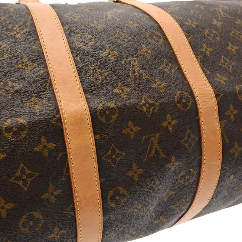 LOUIS VUITTON ルイヴィトン モノグラム キーポル 55 ブラウン M41424 ユニセックス モノグラムキャンバス ボストンバッグ Bランク 中古 銀蔵