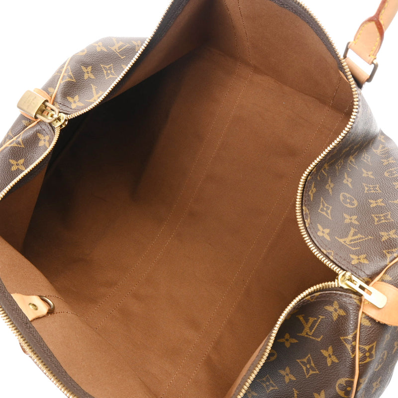 LOUIS VUITTON ルイヴィトン モノグラム キーポル 55 ブラウン M41424 ユニセックス モノグラムキャンバス ボストンバッグ Bランク 中古 銀蔵