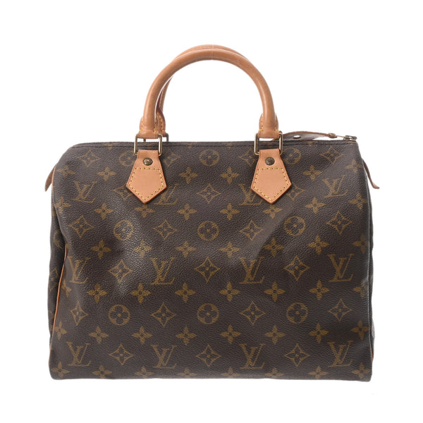 LOUIS VUITTON ルイヴィトン モノグラム スピーディ 30 ブラウン M41526 レディース モノグラムキャンバス ハンドバッグ Bランク 中古 銀蔵