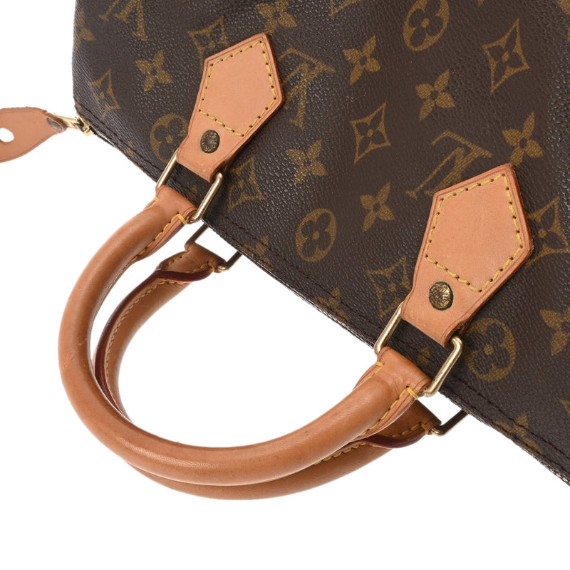 LOUIS VUITTON ルイヴィトン モノグラム スピーディ 30 ブラウン M41526 レディース モノグラムキャンバス ハンドバッグ Bランク 中古 銀蔵