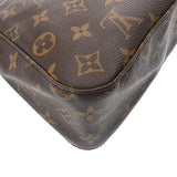 LOUIS VUITTON ルイヴィトン モノグラム ミニ ルーピング ブラウン M51147 レディース モノグラムキャンバス セミショルダーバッグ Bランク 中古 銀蔵