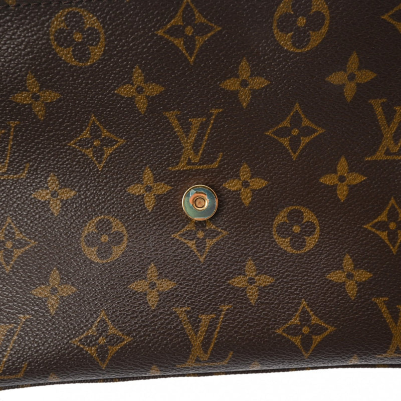 LOUIS VUITTON ルイヴィトン モノグラム ミニ ルーピング ブラウン M51147 レディース モノグラムキャンバス セミショルダーバッグ Bランク 中古 銀蔵