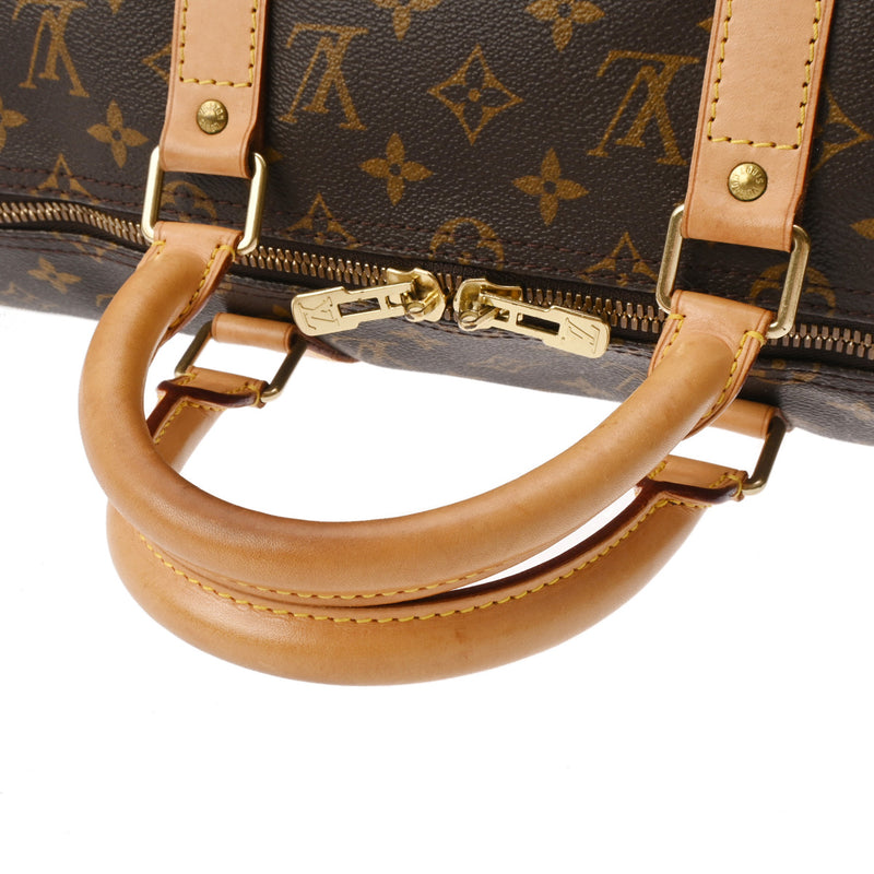 LOUIS VUITTON ルイヴィトン モノグラム キーポル 50 ブラウン M41426 ユニセックス モノグラムキャンバス ボストンバッグ Bランク 中古 銀蔵