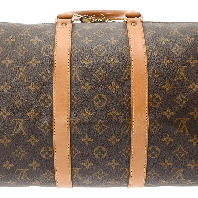 LOUIS VUITTON ルイヴィトン モノグラム キーポル 45 ブラウン M41428 ユニセックス モノグラムキャンバス ボストンバッグ Bランク 中古 銀蔵