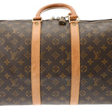 LOUIS VUITTON ルイヴィトン モノグラム キーポル 45 ブラウン M41428 ユニセックス モノグラムキャンバス ボストンバッグ Bランク 中古 銀蔵