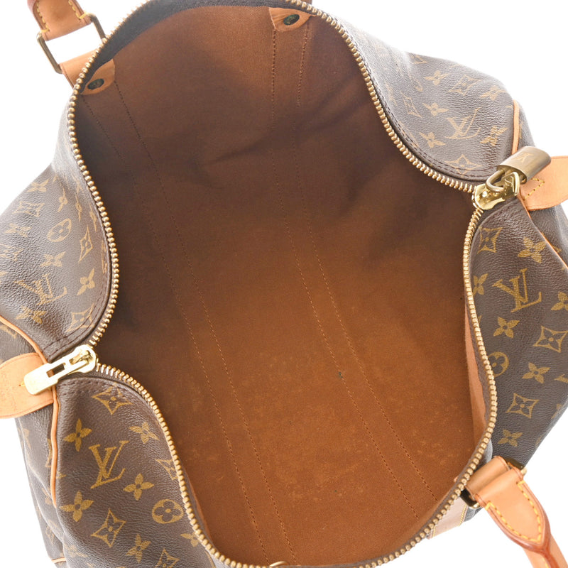 LOUIS VUITTON ルイヴィトン モノグラム キーポル 45 ブラウン M41428 ユニセックス モノグラムキャンバス ボストンバッグ Bランク 中古 銀蔵