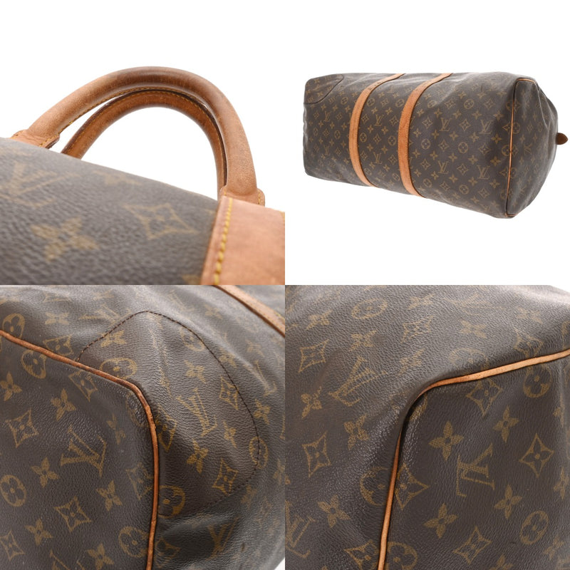 LOUIS VUITTON ルイヴィトン モノグラム キーポル 55  ブラウン M41424 ユニセックス モノグラムキャンバス ボストンバッグ Cランク 中古 銀蔵