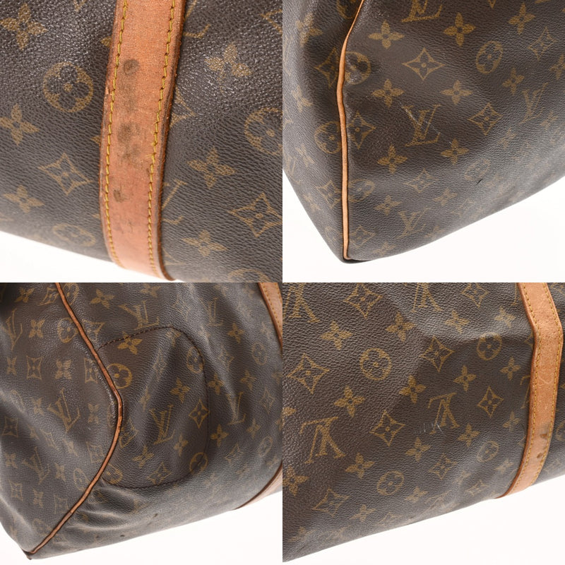 LOUIS VUITTON ルイヴィトン モノグラム キーポル 55  ブラウン M41424 ユニセックス モノグラムキャンバス ボストンバッグ Cランク 中古 銀蔵