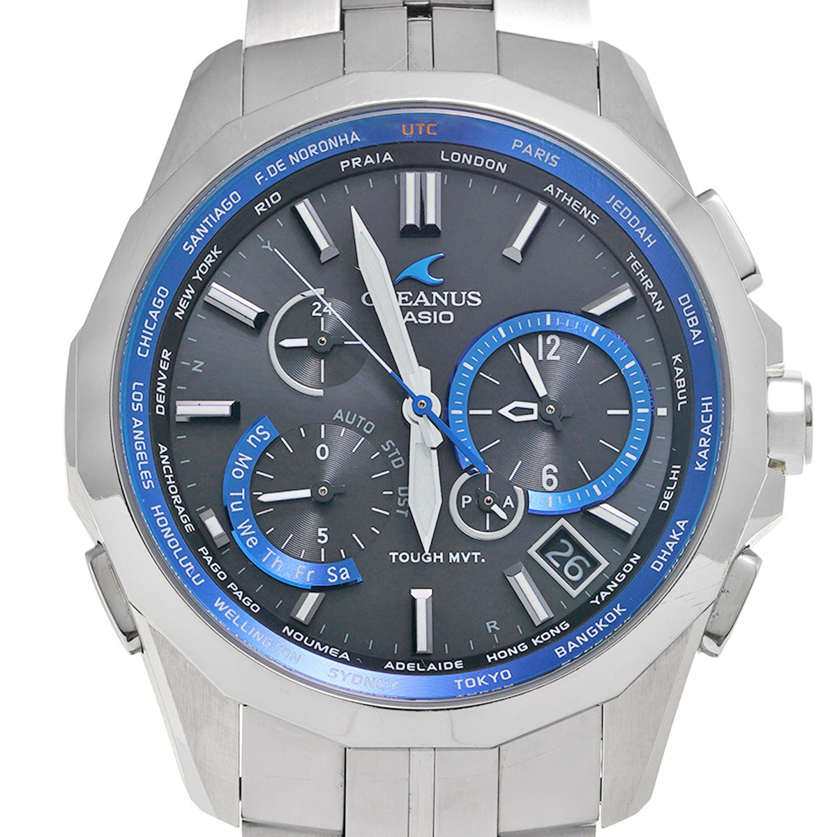 カシオオシアナス メンズ 腕時計 OCW-S2400-1AJF CASIO 中古 – 銀蔵