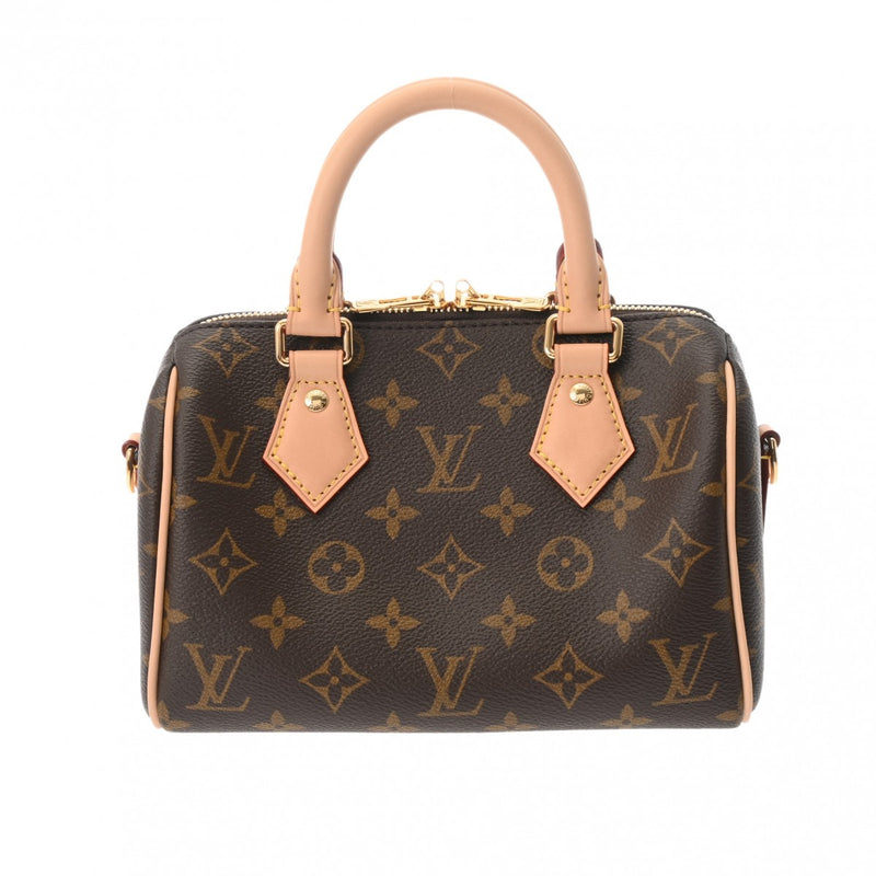 LOUIS VUITTON ルイヴィトン モノグラム スピーディバンドリエール 20 ブラウン M46222 レディース モノグラムキャンバス ハンドバッグ 未使用 銀蔵