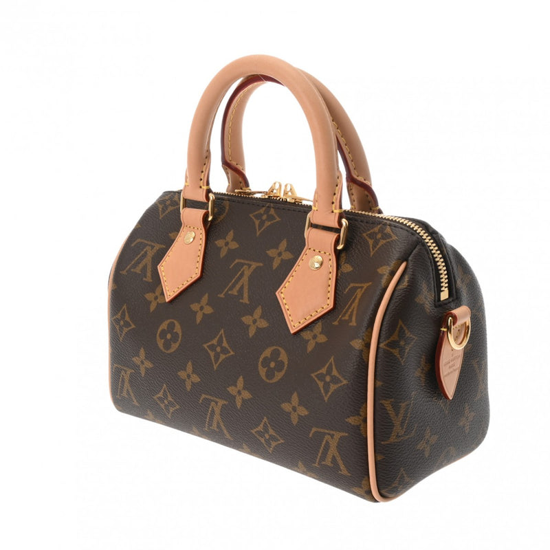 LOUIS VUITTON ルイヴィトン モノグラム スピーディバンドリエール 20 ブラウン M46222 レディース モノグラムキャンバス ハンドバッグ 未使用 銀蔵