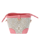 LOUIS VUITTON ルイヴィトン ノエパース SINCE1854 ピンク M81112 レディース ジャガード ショルダーバッグ Aランク 中古 銀蔵