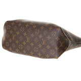 LOUIS VUITTON ルイヴィトン モノグラム フラワージップトート MM ブラウン/ブラック M44347 レディース モノグラムキャンバス 2WAYバッグ Aランク 中古 銀蔵