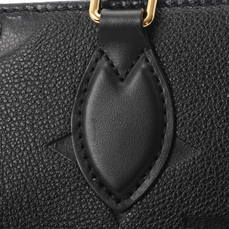 LOUIS VUITTON ルイヴィトン モノグラムアンプラント オンザゴー PM 2WAY ノワール M45653 レディース レザー ハンドバッグ Aランク 中古 銀蔵