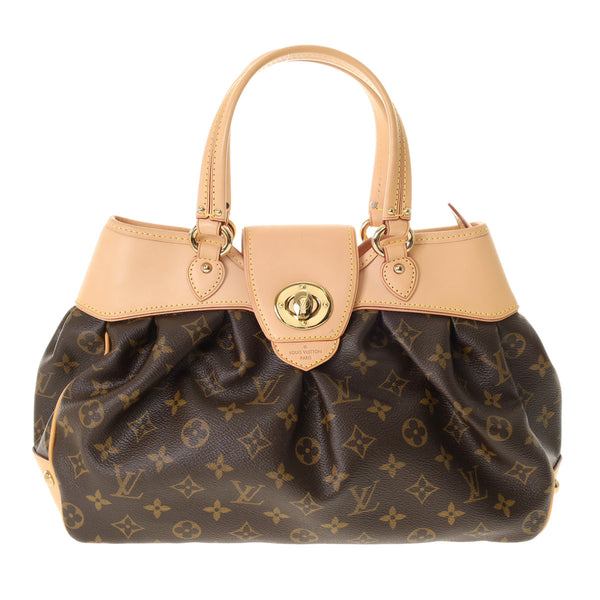 LOUIS VUITTON ルイヴィトン モノグラム ボエシ PM ブラウン M45715 レディース モノグラムキャンバス ハンドバッグ Aランク 中古 銀蔵