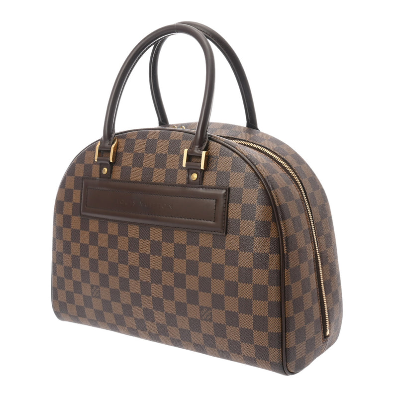 LOUIS VUITTON ルイヴィトン ダミエ ノリータ ブラウン N41455 ユニセックス ダミエキャンバス ハンドバッグ ABランク 中古 銀蔵