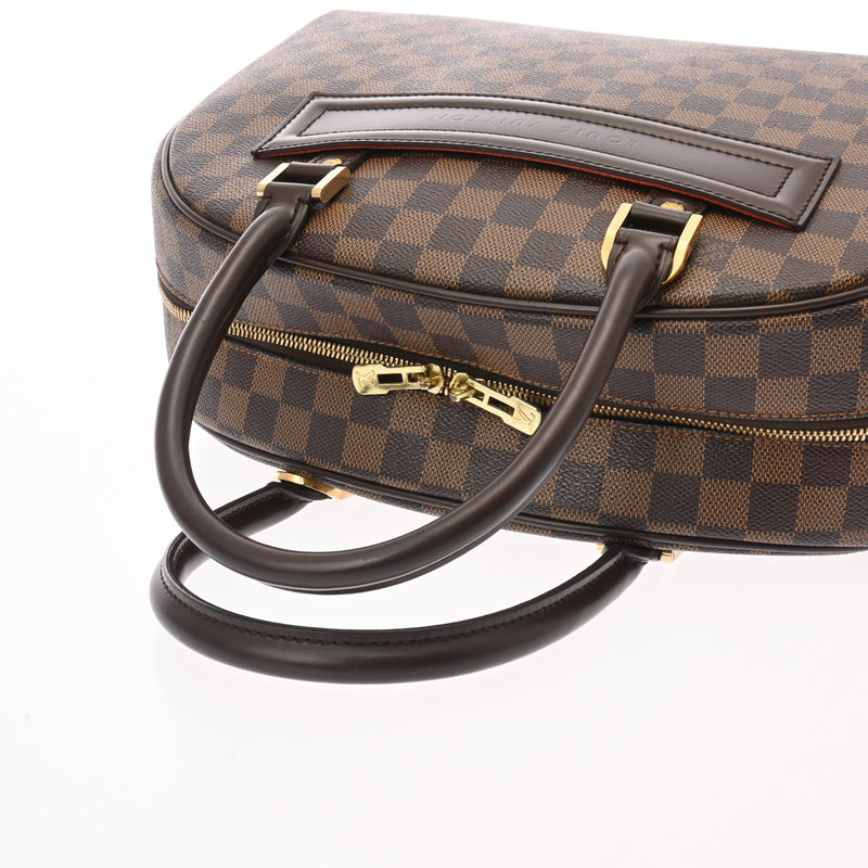 LOUIS VUITTON ルイヴィトン ダミエ ノリータ ブラウン N41455 ユニセックス ダミエキャンバス ハンドバッグ ABランク 中古 銀蔵