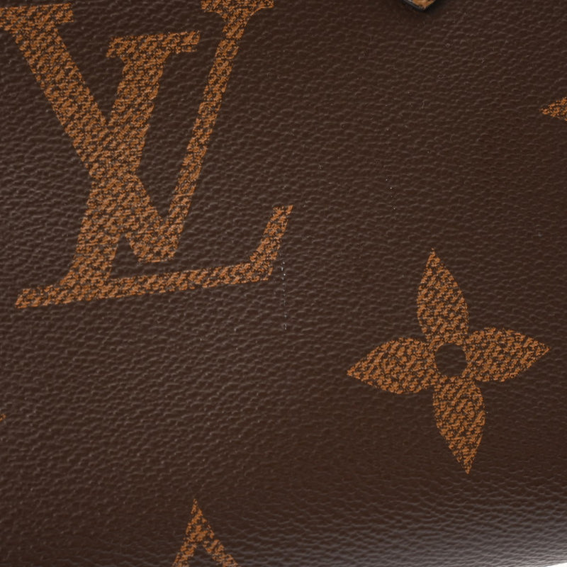 LOUIS VUITTON ルイヴィトン モノグラムリバース オンザゴー PM 2WAY ブラウン M46373 レディース モノグラムキャンバス ハンドバッグ Aランク 中古 銀蔵