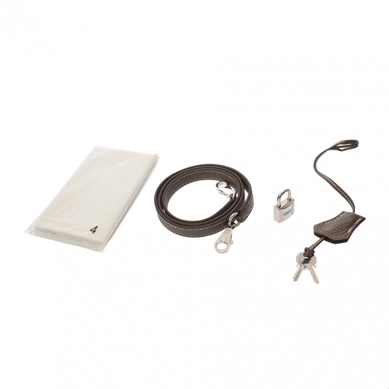 HERMES エルメス ボリード 37 2WAY エトゥープ □N刻印(2010年頃) ユニセックス トリヨンクレマンス ハンドバッグ ABランク 中古 銀蔵