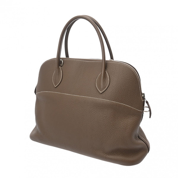 HERMES エルメス ボリード 37 2WAY エトゥープ □N刻印(2010年頃) ユニセックス トリヨンクレマンス ハンドバッグ ABランク 中古 銀蔵