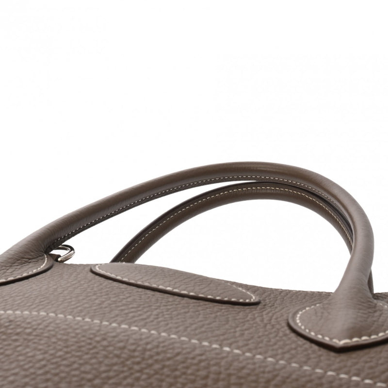 HERMES エルメス ボリード 37 2WAY エトゥープ □N刻印(2010年頃) ユニセックス トリヨンクレマンス ハンドバッグ ABランク 中古 銀蔵