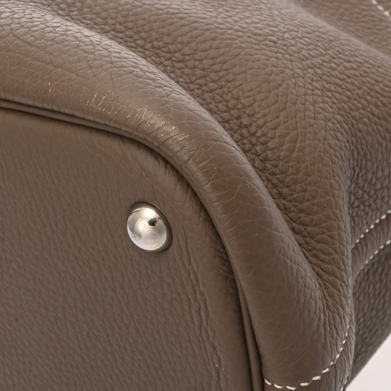 HERMES エルメス ボリード 37 2WAY エトゥープ □N刻印(2010年頃) ユニセックス トリヨンクレマンス ハンドバッグ ABランク 中古 銀蔵