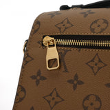 LOUIS VUITTON ルイヴィトン モノグラムリバース ポシェットメティス MM ブラウン M44876 レディース モノグラムキャンバス 2WAYバッグ Aランク 中古 銀蔵