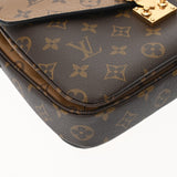 LOUIS VUITTON ルイヴィトン モノグラムリバース ポシェットメティス MM ブラウン M44876 レディース モノグラムキャンバス 2WAYバッグ Aランク 中古 銀蔵