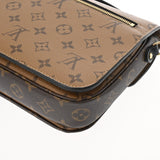 LOUIS VUITTON ルイヴィトン モノグラムリバース ポシェットメティス MM ブラウン M44876 レディース モノグラムキャンバス 2WAYバッグ Aランク 中古 銀蔵