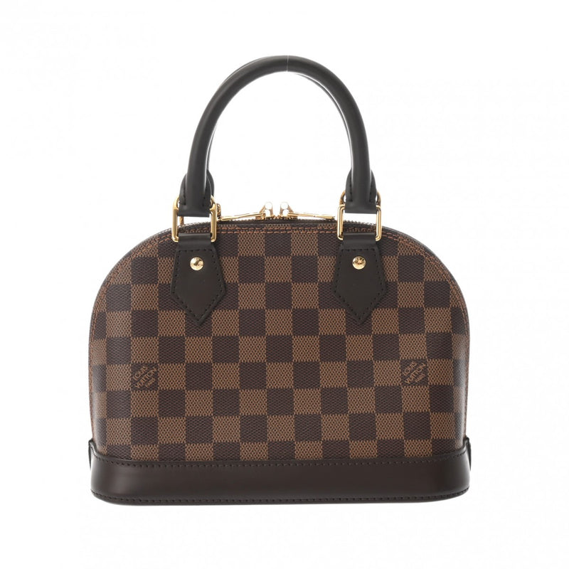 LOUIS VUITTON ルイヴィトン ダミエ アルマ BB 2WAY ブラウン N40606 レディース ダミエキャンバス ハンドバッグ Aランク 中古 銀蔵