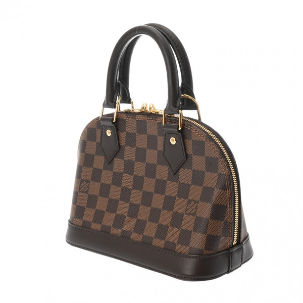 LOUIS VUITTON ルイヴィトン ダミエ アルマ BB 2WAY ブラウン N40606 レディース ダミエキャンバス ハンドバッグ Aランク 中古 銀蔵