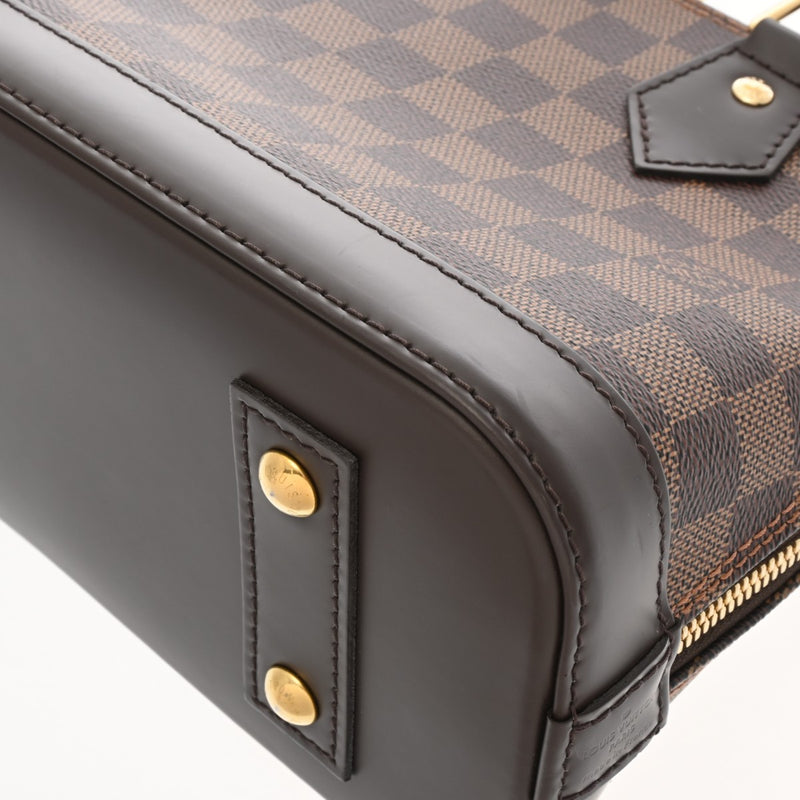 LOUIS VUITTON ルイヴィトン ダミエ アルマ BB 2WAY ブラウン N40606 レディース ダミエキャンバス ハンドバッグ Aランク 中古 銀蔵