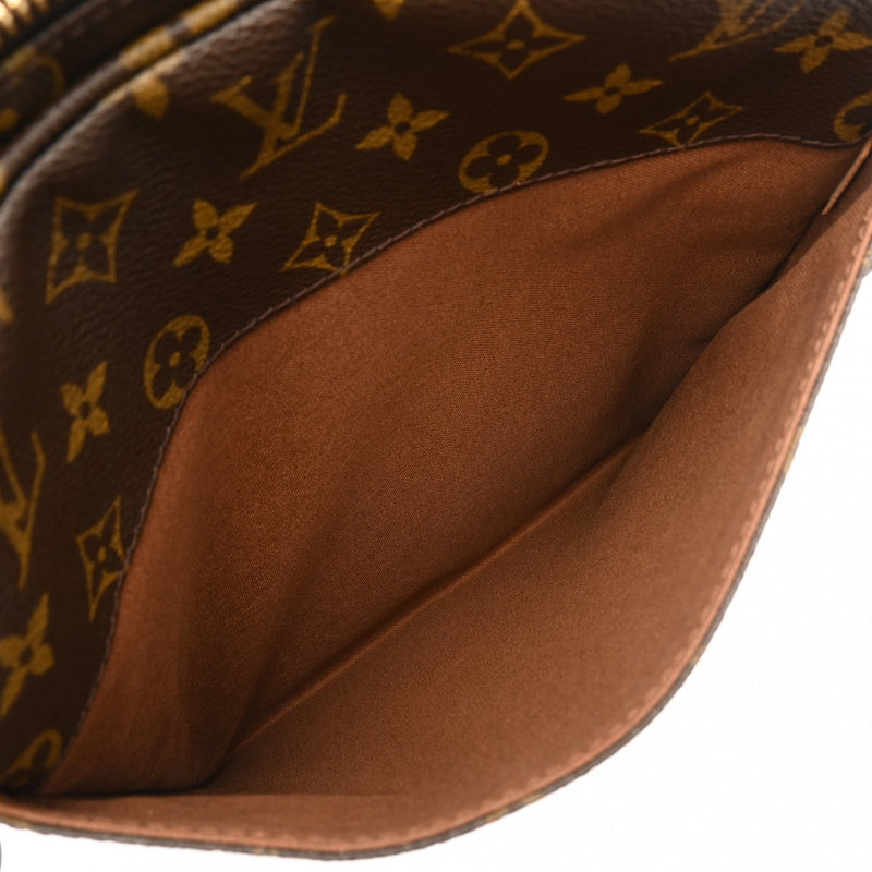 LOUIS VUITTON ルイヴィトン モノグラム トロターボブール ブラウン M97037 ユニセックス モノグラムキャンバス ショルダーバッグ Aランク 中古 銀蔵