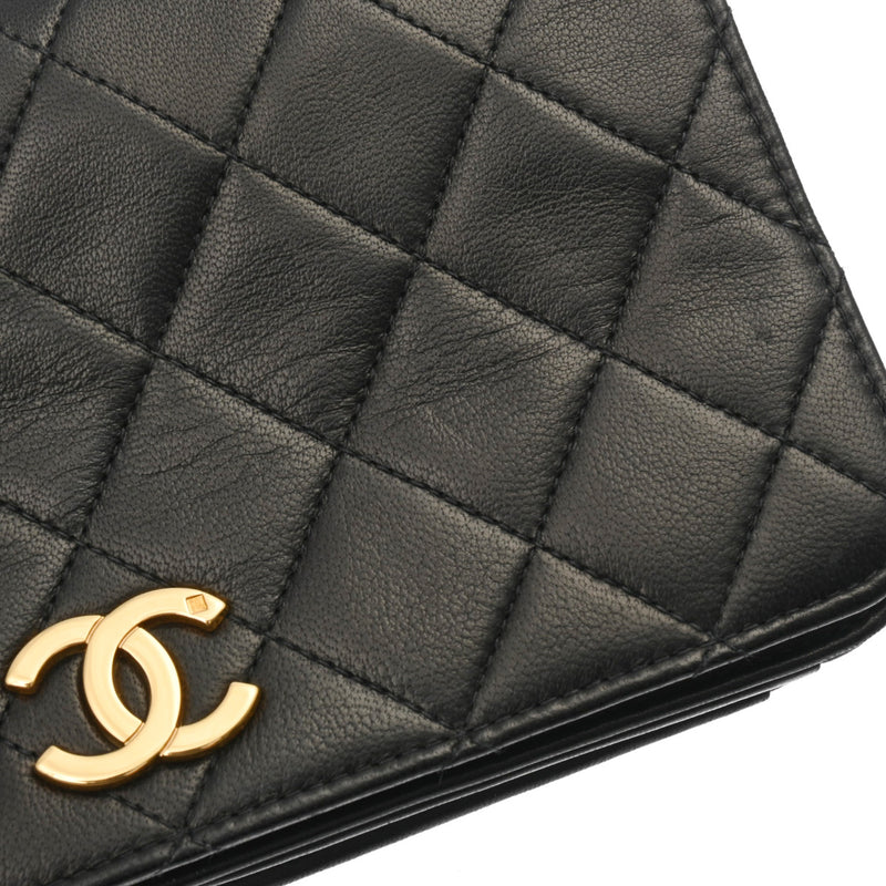 CHANEL シャネル マトラッセ ミニチェーンショルダー 19 ブラック レディース ラムスキン ショルダーバッグ Bランク 中古 銀蔵