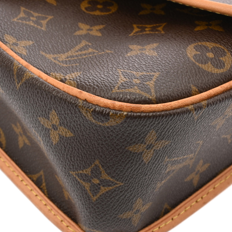 LOUIS VUITTON ルイヴィトン モノグラム ソローニュ ブラウン M42250 レディース モノグラムキャンバス ショルダーバッグ Bランク 中古 銀蔵