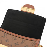 LOUIS VUITTON ルイヴィトン モノグラムリバース ドーフィーヌ MINI 旧型 ブラウン M44580 レディース モノグラムキャンバス ショルダーバッグ ABランク 中古 銀蔵