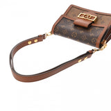 LOUIS VUITTON ルイヴィトン モノグラムリバース ドーフィーヌ MINI 旧型 ブラウン M44580 レディース モノグラムキャンバス ショルダーバッグ ABランク 中古 銀蔵