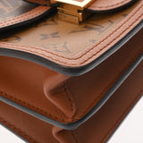 LOUIS VUITTON ルイヴィトン モノグラムリバース ドーフィーヌ MINI 旧型 ブラウン M44580 レディース モノグラムキャンバス ショルダーバッグ ABランク 中古 銀蔵