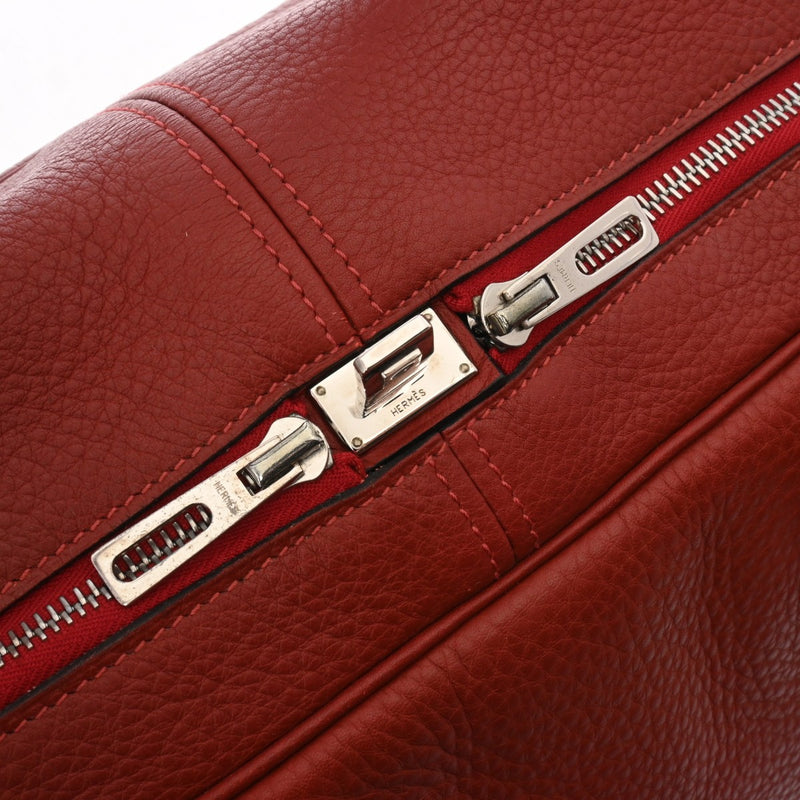 HERMES エルメス ヴィクトリア 50 ボストンバッグ ルージュアッシュ □D刻印(2000年頃) レディース トリヨンクレマンス ハンドバッグ Bランク 中古 銀蔵