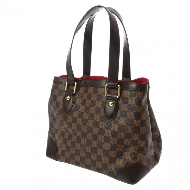 LOUIS VUITTON ルイヴィトン ダミエ ハムステッド PM ブラウン N51205 レディース ダミエキャンバス ハンドバッグ Bランク 中古 銀蔵