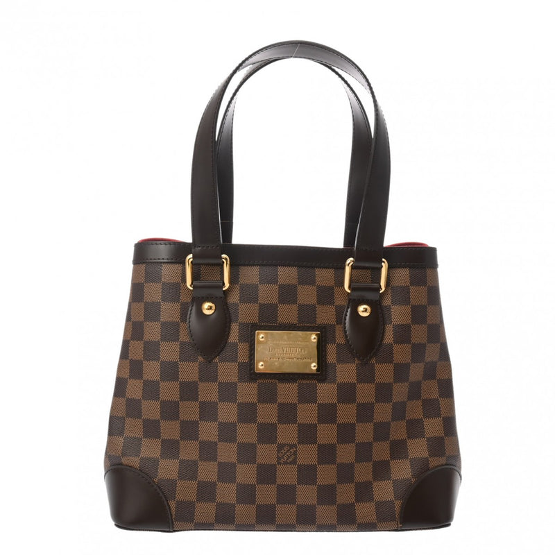 LOUIS VUITTON ルイヴィトン ダミエ ハムステッド PM ブラウン N51205 レディース ダミエキャンバス ハンドバッグ Aランク 中古 銀蔵