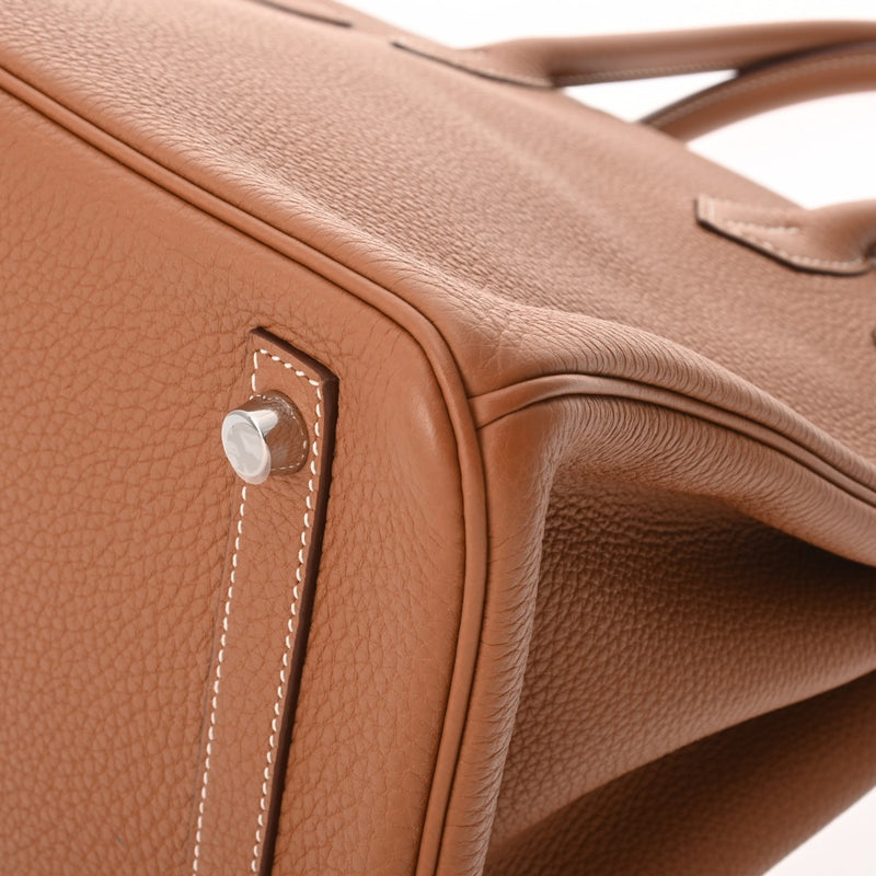 HERMES エルメス バーキン 30 ゴールド Y刻印(2020年頃) レディース トゴ ハンドバッグ 新同 中古 銀蔵