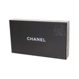 CHANEL シャネル がま口 ココマーク 二つ折り財布 ブラック レディース キャビアスキン 長財布 Bランク 中古 銀蔵