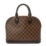 LOUIS VUITTON ルイヴィトン ダミエ アルマ PM  ブラウン N53151 レディース ダミエキャンバス ハンドバッグ Bランク 中古 銀蔵