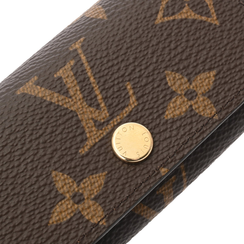 LOUIS VUITTON ルイヴィトン モノグラム ミュルティクレ4 4連タイプ ブラウン M69517 レディース モノグラムキャンバス キーケース Aランク 中古 銀蔵